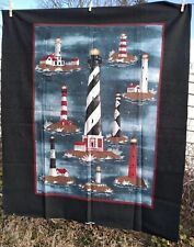 Cotton fabric lighthouse for sale  York