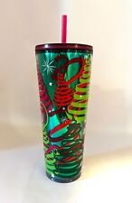 NOVO! Starbucks 2023 Natal Feriado Venti Tumbler com Palha de Silicone 24oz NOVO! comprar usado  Enviando para Brazil