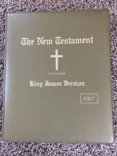 The Bible New Testament KJV 16 fitas cassete em estojo verde vintage Nar. Paul Mims comprar usado  Enviando para Brazil