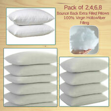 Hollowfiber Pillows Bounce Back Extra Fill Firm Pillows Hotel Quality 2,4&6 Pack for sale  Shipping to South Africa