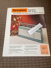 Original marconiphone transist for sale  HOCKLEY