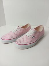 Tênis Vans autêntico feminino 8,5 lona rosa bolinhas cano baixo sapatos casuais comprar usado  Enviando para Brazil