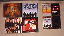 Usado, Lote de fitas cassete CD Metallica Motorhead Black Sabbath Thrsh Death Heavy  comprar usado  Enviando para Brazil