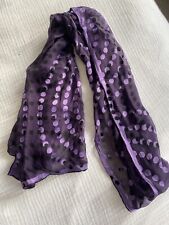 Purple scarf dotted for sale  LONDON