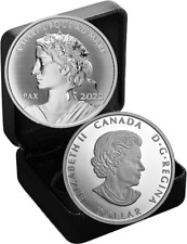 2022 Lady Peace PAX Dollar $1 1OZ Pure Silver Proof Pulsating UHR Coin Canada till salu  Toimitus osoitteeseen Sweden