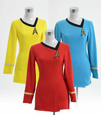 Usado, Vestido Star Trek The Feminino Dever Uniforme Fantasia Cosplay B Halloween comprar usado  Enviando para Brazil