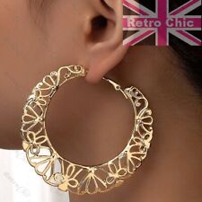 Gold hoops big for sale  CHESTERFIELD