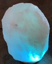 Usado, Luz noturna LED cristal sal branco natural do Himalaia mudança de cor USB comprar usado  Enviando para Brazil