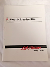 Manual de operação Life Fitness ciclo de vida bicicleta ergométrica, usado comprar usado  Enviando para Brazil