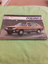 Fso polonez instruction for sale  WORTHING