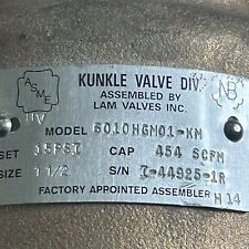 Kunkle valve safety for sale  Pittsburgh