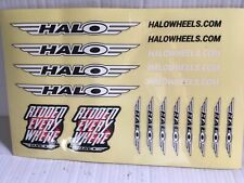 Halo wheels stickers for sale  WARWICK