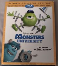 Monsters University Ultimate Edición Coleccionista (Blu-ray 3D/Blu-ray/DVD) CON DESLIZAMIENTO segunda mano  Embacar hacia Argentina