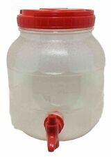 GODFATHERS Pizza Plastic Beverage Dispenser Jug with Red Spigot 96oz VINTAGE for sale  Shipping to South Africa