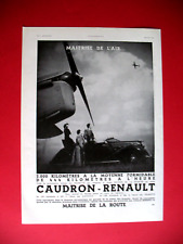 Publicite presse caudron d'occasion  Mazamet