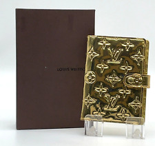 Autêntica Louis Vuitton Vernis Gold Agenda PM R20962 com caixa NS040480 comprar usado  Enviando para Brazil