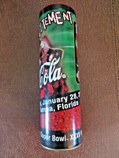 Botella conmemorativa en tubo Coca Cola Super Bowl XXXV Ravens Giants 2001 segunda mano  Embacar hacia Argentina