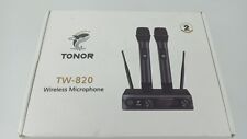 Microfone Tonor TW820 duplo sem fio sem fio / caixa aberta, usado comprar usado  Enviando para Brazil