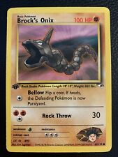 1ª Edição Gym Heroes Brock’s Onix 69/132 Pokemon Card WOTC Vintage LP comprar usado  Enviando para Brazil