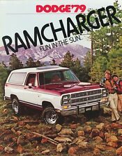 1979 Dodge Ramcharger AD100 AW100 Folheto de vendas do revendedor comprar usado  Enviando para Brazil