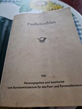 Altes postleitzahlenbuch samml gebraucht kaufen  Friedeburg