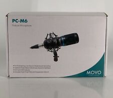 Microfone Movo PC-M6 universal cardioide podcasting para XLR, 3,5 mm e USB, usado comprar usado  Enviando para Brazil