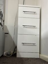 Bedside cabinets white for sale  MANCHESTER
