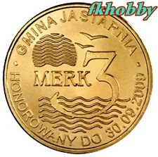 Poland Jastarnia 2009 coins 3 merki Jacht Schiffe Ship Boat Sail Nave Marine na sprzedaż  PL