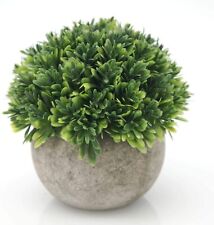 Mini Plastic Plants Fake Melaleuca Grass with Pots Home Decor Green for sale  Shipping to South Africa