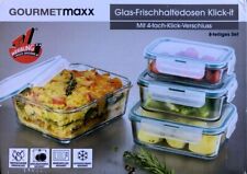 Gourmetmaxx glas frischhaltedo gebraucht kaufen  Hamburg