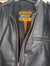 Mens superdry leather for sale  GRAVESEND