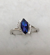 Anillo de aurora boreal con piedra púrpura plata esterlina 925 talla 6 segunda mano  Embacar hacia Mexico