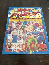 (1) 1994 Super Street Fighter 2 álbum de pegatinas oficial del juego Merlin Capcom ¡Raro!¡! segunda mano  Embacar hacia Mexico