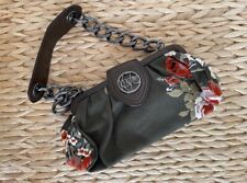 Used, KENZO Bag Clutch On A Chunky Chain Floral Pattern Size 9.8x4.3inch Good Vintage for sale  Shipping to South Africa
