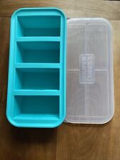 Cubos de sopa 1 xícara bandeja de congelamento de alimentos gelados armazenamento freezer silicone azul comprar usado  Enviando para Brazil