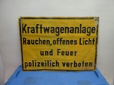 7933 blechschild kraftwagenanl gebraucht kaufen  Ortenberg