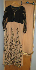 Used, Black and Cream Embroidery Women Indian Outfit - Fit UK 8-10 for sale  Shipping to South Africa