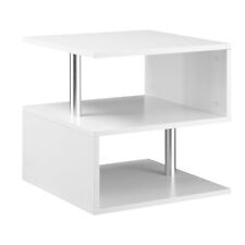 Used, HOMCOM Coffee End Table Side TV Sofa Stand Office Furniture White, Refurbished for sale  Shipping to South Africa
