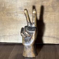 Wooden hand peace for sale  Glen Carbon