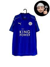 2016 Leicester City Inglaterra Puma Home Away Kit de fútbol camiseta camiseta camiseta top segunda mano  Embacar hacia Argentina