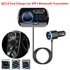 Transmisor de luz Bluetooth MP3 para automóvil GOOGLE Asistente de voz QC3.0 Kit de carga rápida segunda mano  Embacar hacia Argentina