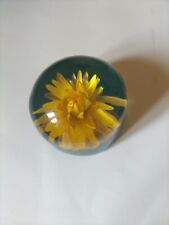 Lucite flower paperweight for sale  AXMINSTER