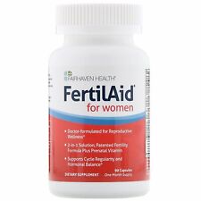 FAIRHAVEN HEALTH, FERTILAID FOR WOMEN, 90 VEGGIE CAPS - EXPIRY: 2026 for sale  Shipping to South Africa