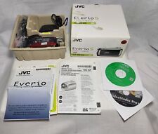 Videocámara con cámara de memoria JVC Everio S GZ-MS120 roja con caja usada como está segunda mano  Embacar hacia Argentina