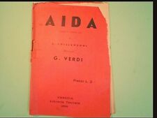 Aida verdi libretto usato  Comiso