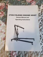 2ton folding engine for sale  Turner