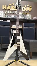 Usado, Guitarra Burny FV-85MS Michael Schenker Signature preta e branca feita no Japão comprar usado  Enviando para Brazil