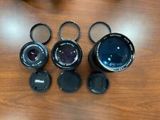Lente de câmera 3 -Rokinon 80-200mm, Sigma Mini-Tele, Nikon 50 mm Series E Pancake comprar usado  Enviando para Brazil
