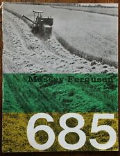 prospectus brochure Moissonneuse Batteuse Massey Ferguson 685 traktor Tracteur d'occasion  Auneau
