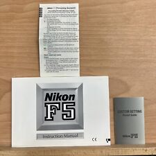 Nikon instruction manual for sale  ST. AUSTELL